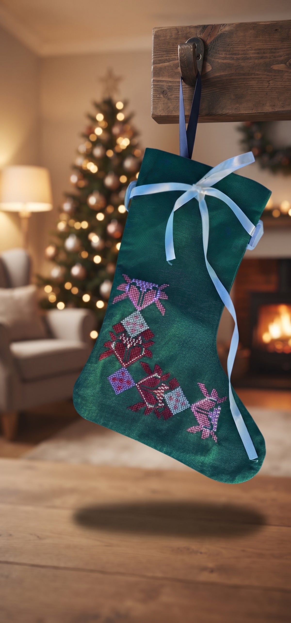 🧵 Tatreez Festive Gift Stockings Collection