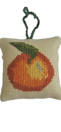 Cream Citrus Harvest square Hanging Cushion