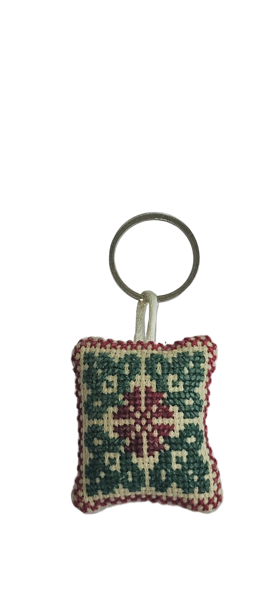 Square design 7 Tatreez Key Ring