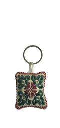 Square design 7 Tatreez Key Ring