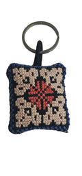Square design 2 Tatreez Key Ring