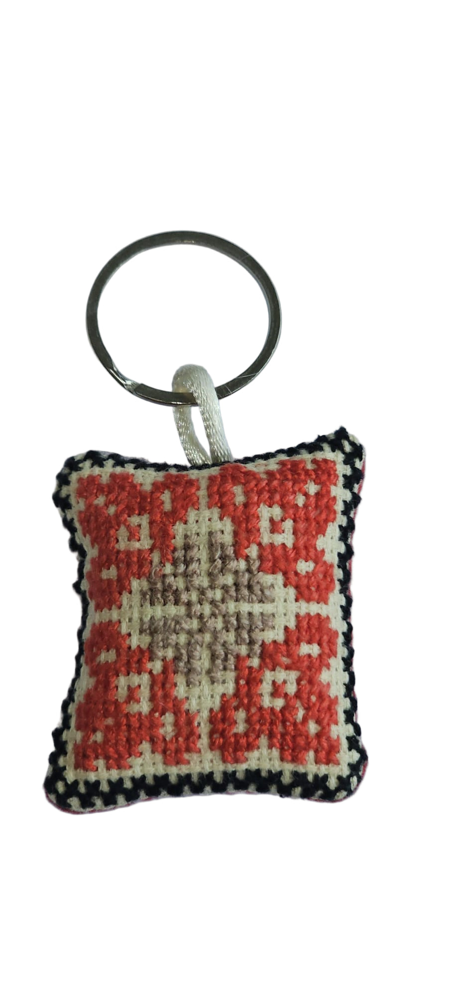 Square design 3 Tatreez Key Ring