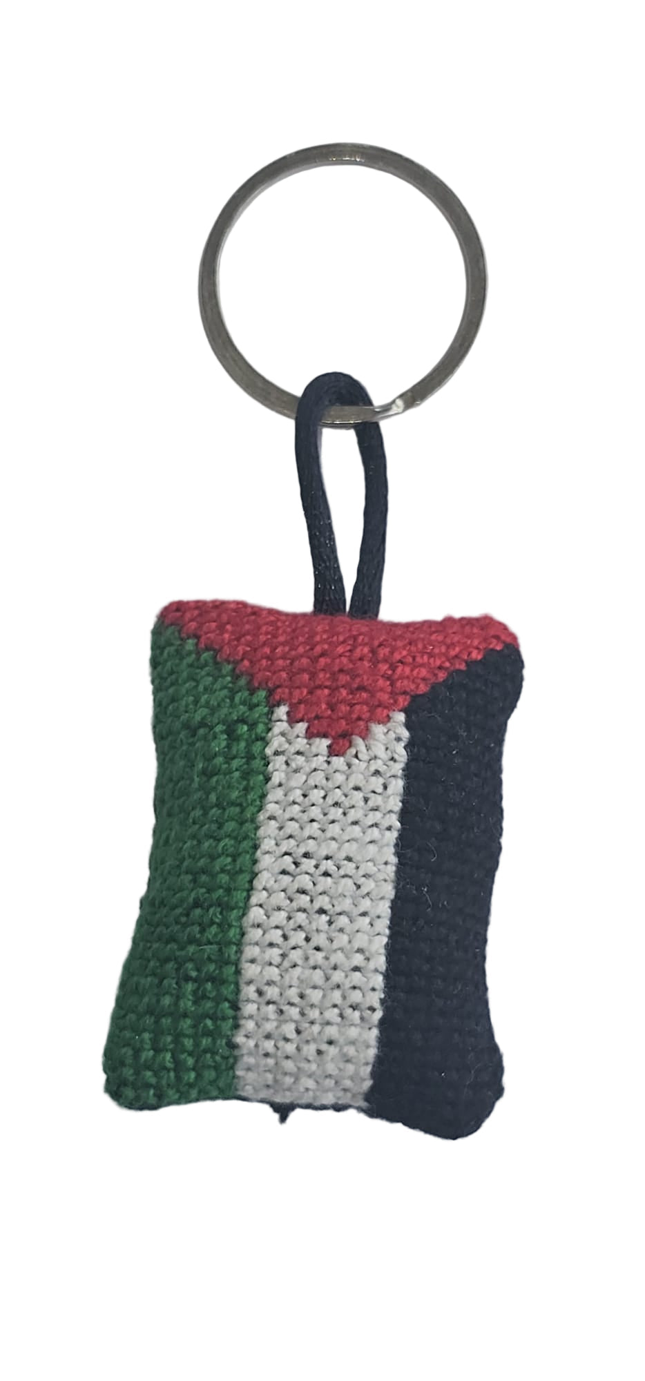 Palestinian Flag Tatreez Key Ring
